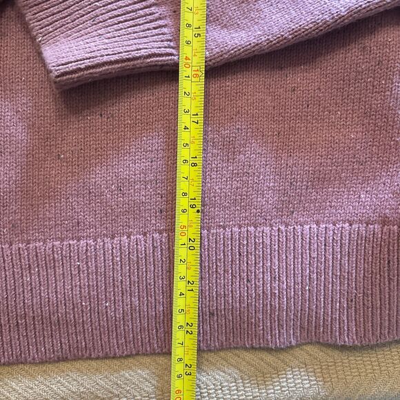 The North Face Sweater Womens XL Mesa Rose Wool Blend Crestview 1/4 Zip Pullover - Picture 10 of 10